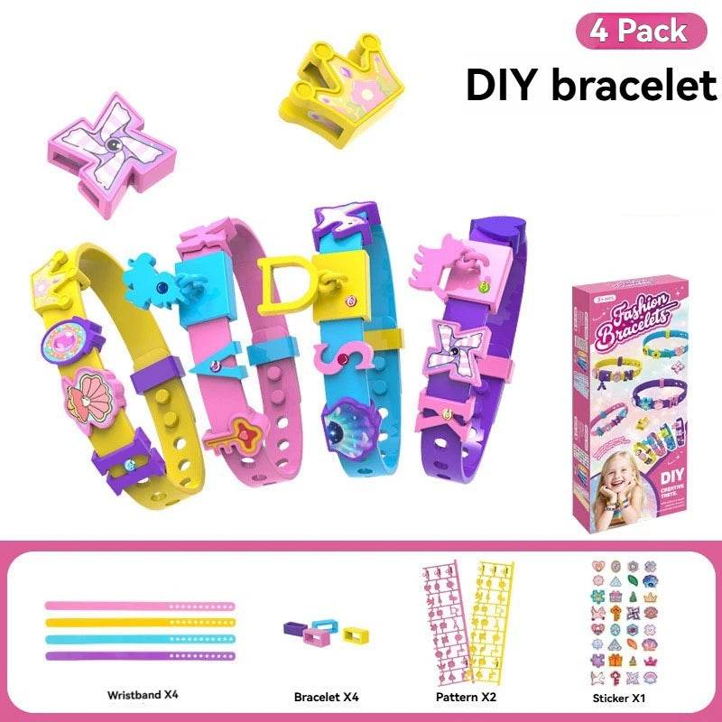Educational Beaded Bracelet Kit Alphabet Charms For Ages 3 - ToylandEU