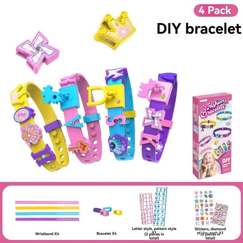 Educational Beaded Bracelet Kit Alphabet Charms For Ages 3 - ToylandEU