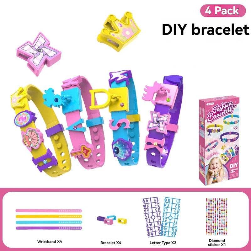 Educational Beaded Bracelet Kit Alphabet Charms For Ages 3 - ToylandEU