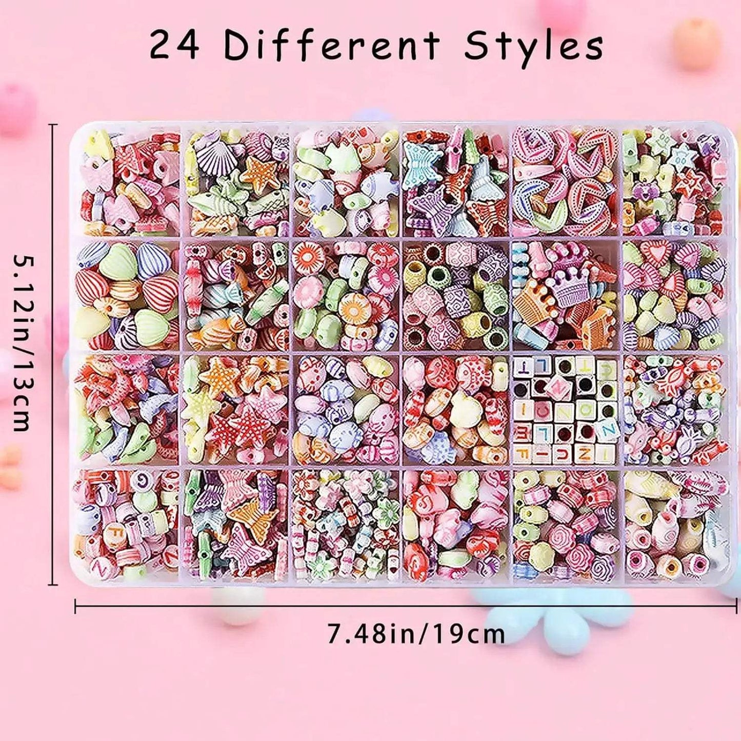 Educational Beaded Jewelry Kit for Kids Diy Craft Set - ToylandEU