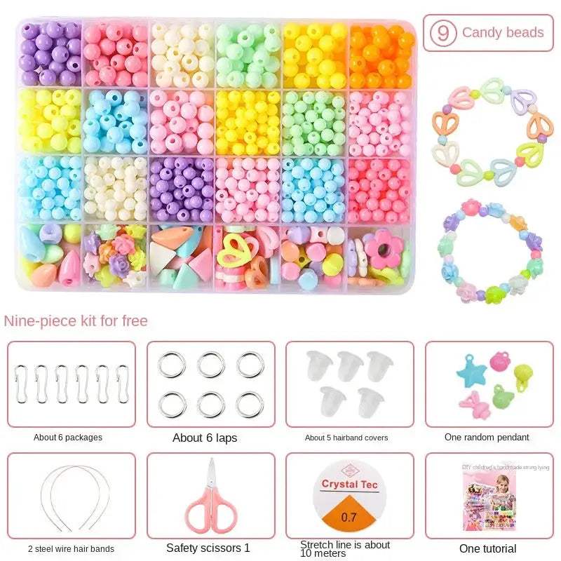 Educational Beaded Jewelry Kit for Kids Diy Craft Set - ToylandEU