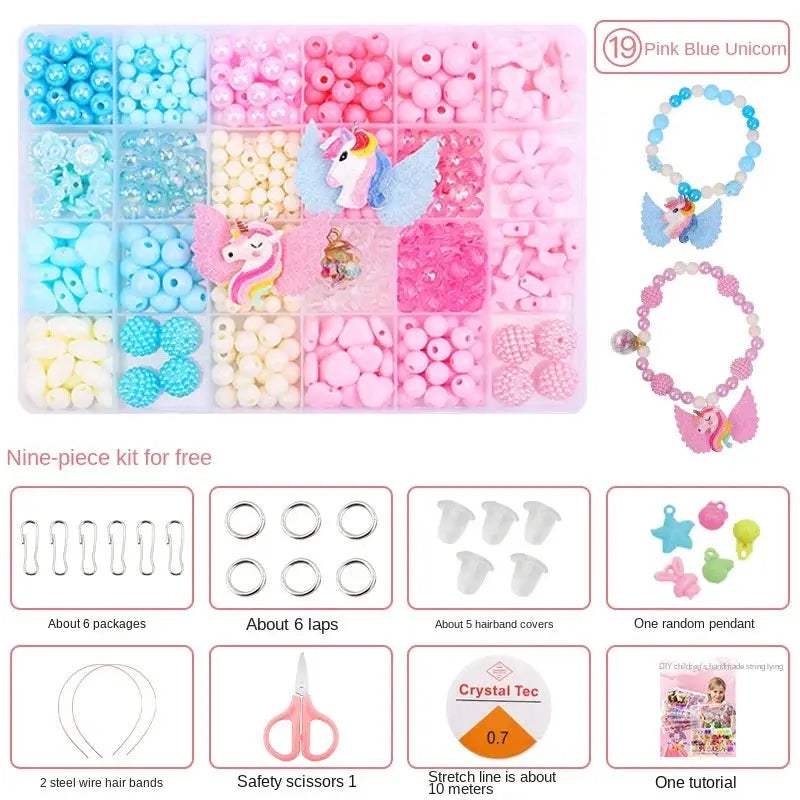Educational Beaded Jewelry Kit for Kids Diy Craft Set - ToylandEU