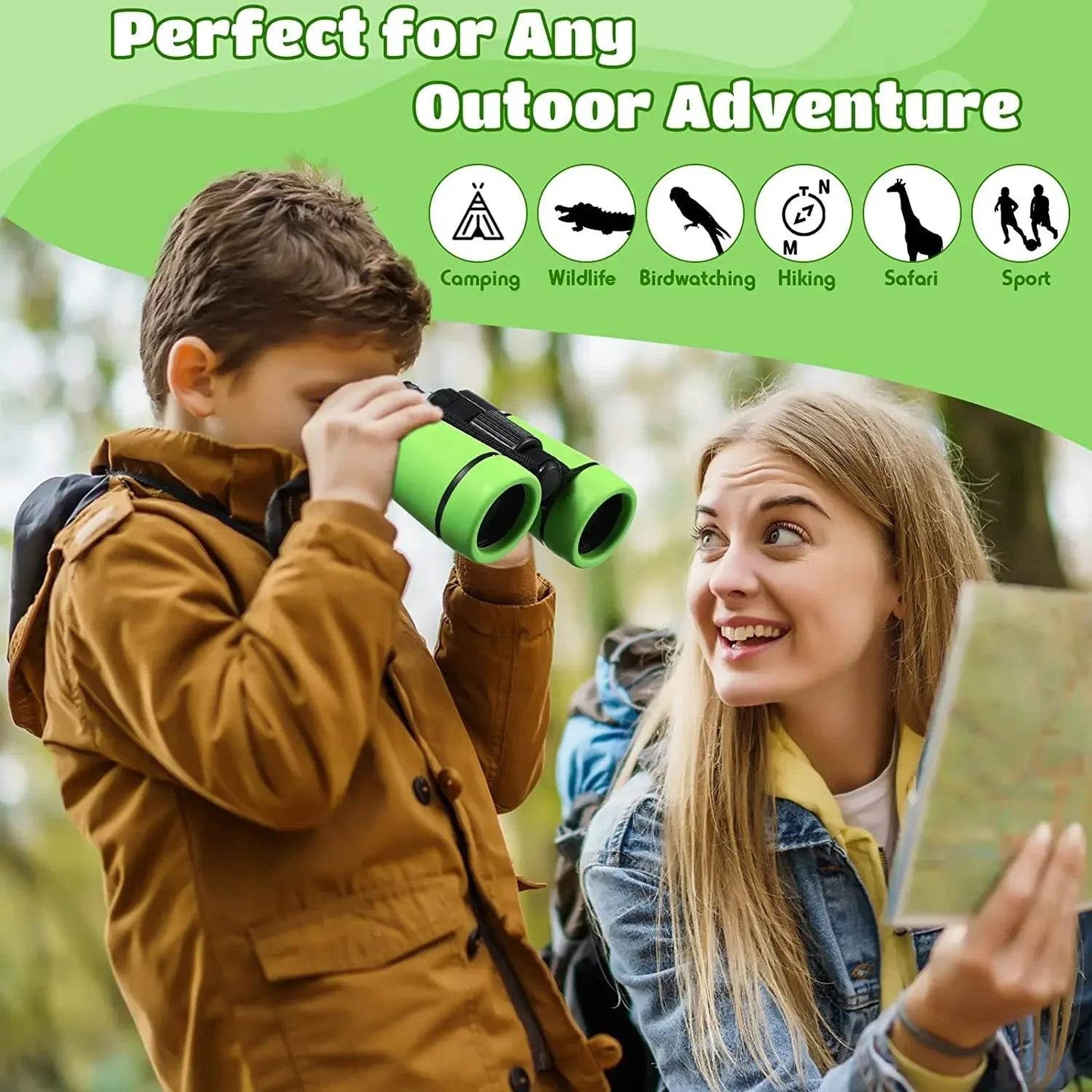 Educational Binocular Telescope Set Folding 4x For Kids - ToylandEU