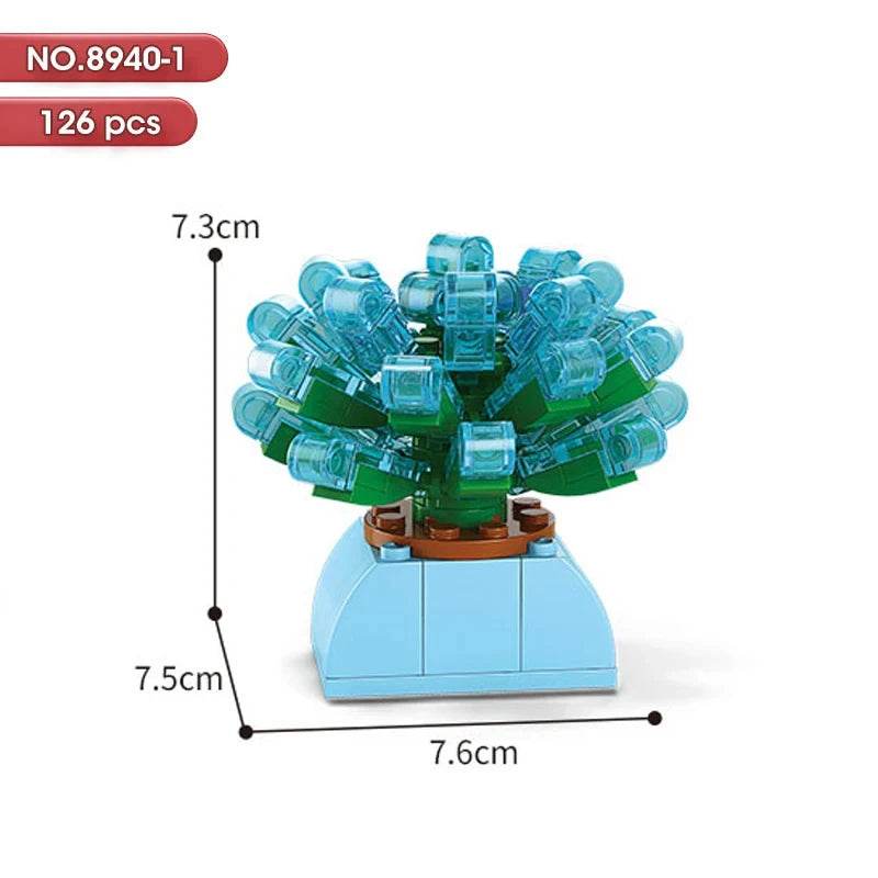 Educational Blocks Lego Compatible Floral Bonsai Kit Kids - ToylandEU