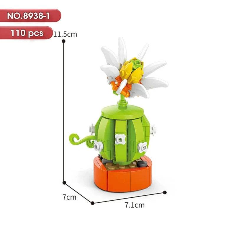 Educational Blocks Lego Compatible Floral Bonsai Kit Kids - ToylandEU