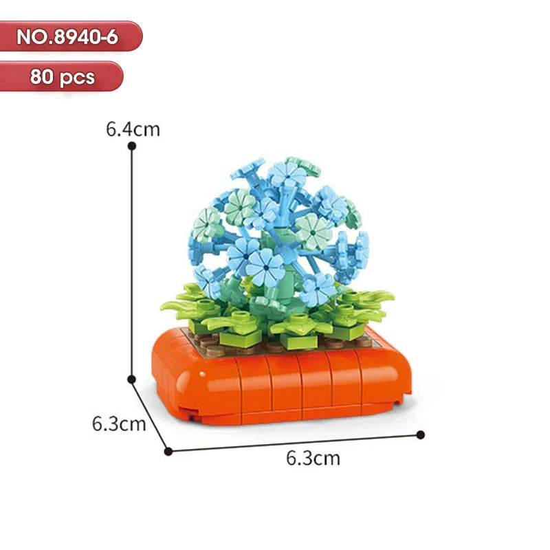 Educational Blocks Lego Compatible Floral Bonsai Kit Kids - ToylandEU
