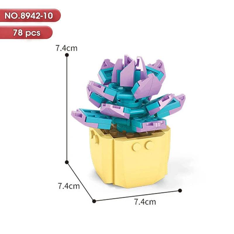 Educational Blocks Lego Compatible Floral Bonsai Kit Kids - ToylandEU