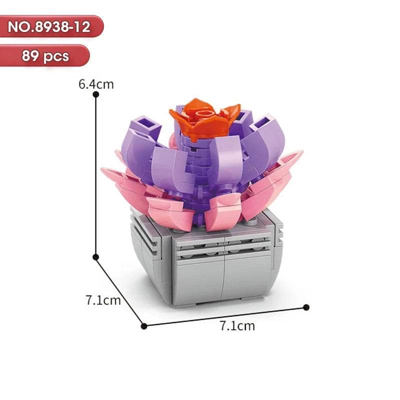 Educational Blocks Lego Compatible Floral Bonsai Kit Kids - ToylandEU