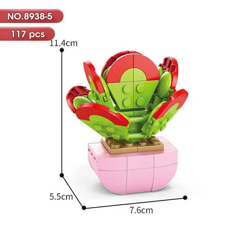 Educational Blocks Lego Compatible Floral Bonsai Kit Kids - ToylandEU