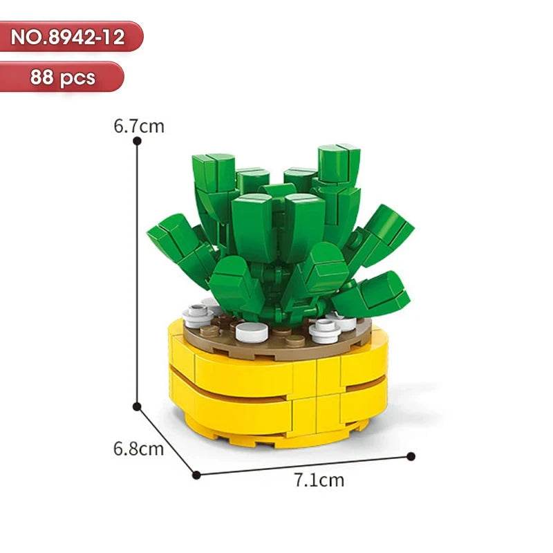 Educational Blocks Lego Compatible Floral Bonsai Kit Kids - ToylandEU