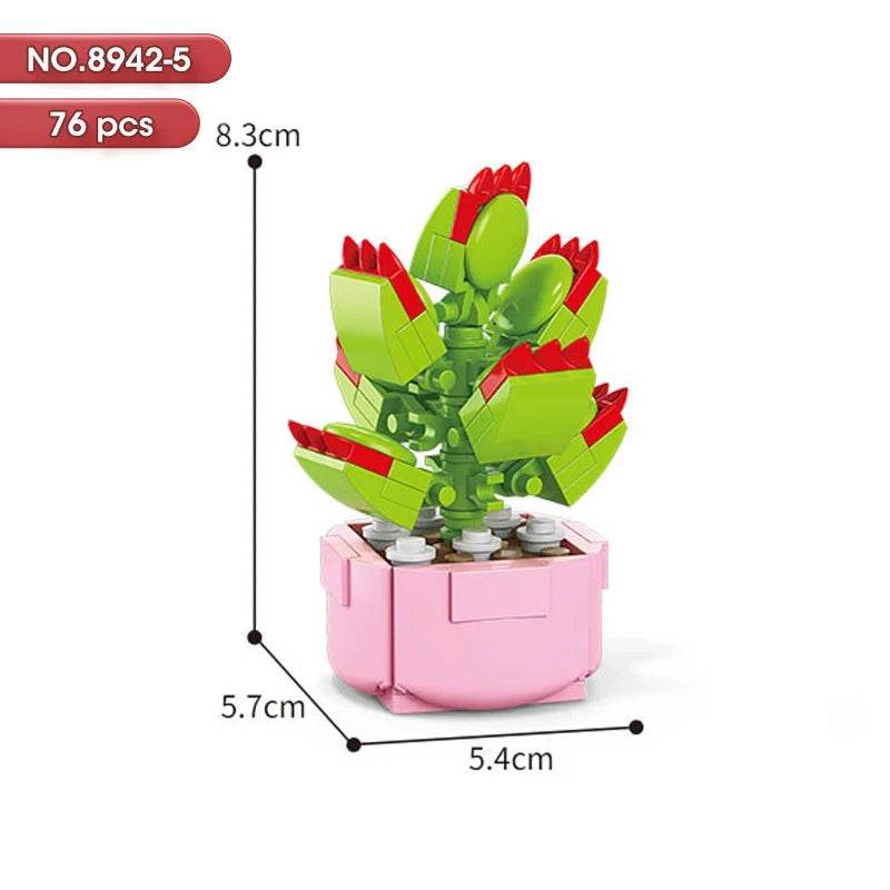 Educational Blocks Lego Compatible Floral Bonsai Kit Kids - ToylandEU