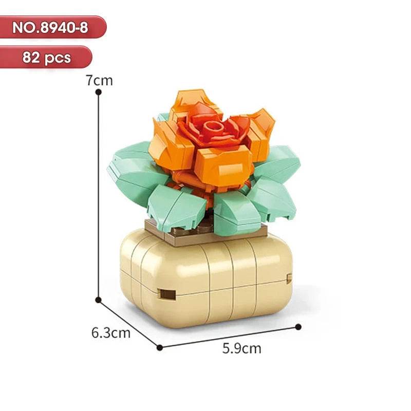 Educational Blocks Lego Compatible Floral Bonsai Kit Kids - ToylandEU
