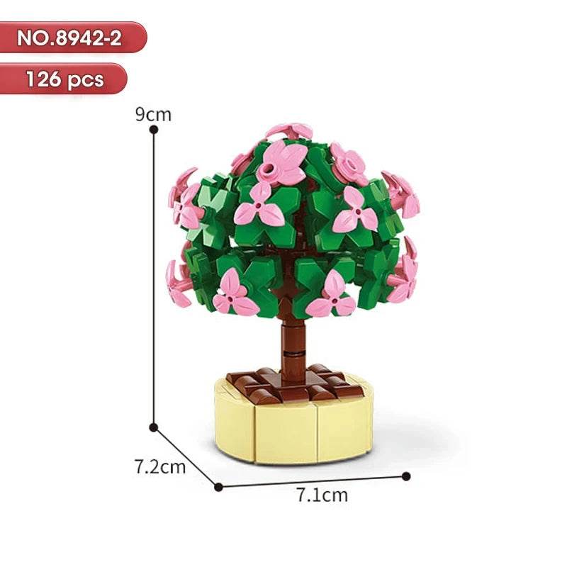 Educational Blocks Lego Compatible Floral Bonsai Kit Kids - ToylandEU