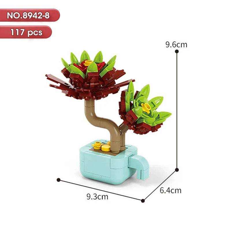 Educational Blocks Lego Compatible Floral Bonsai Kit Kids - ToylandEU
