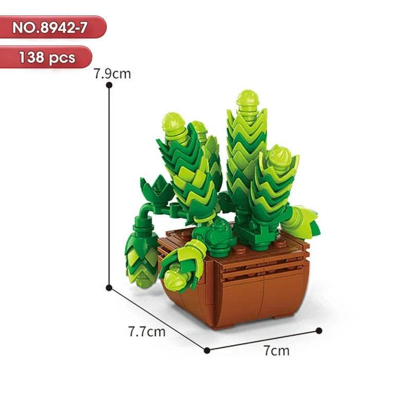 Educational Blocks Lego Compatible Floral Bonsai Kit Kids - ToylandEU
