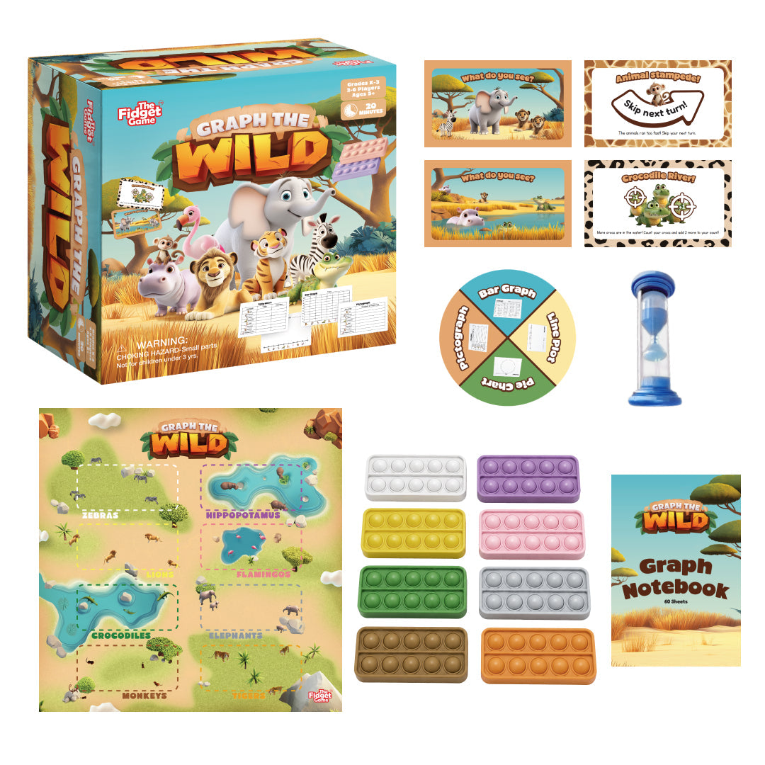 Educational Board Game | Tally Charts & Graphs | Toylandeu™