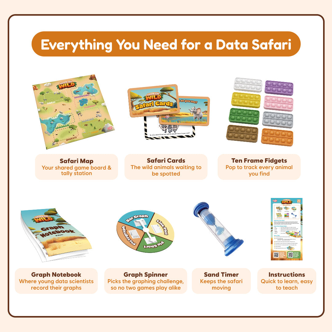 Educational Board Game | Tally Charts & Graphs | Toylandeu™