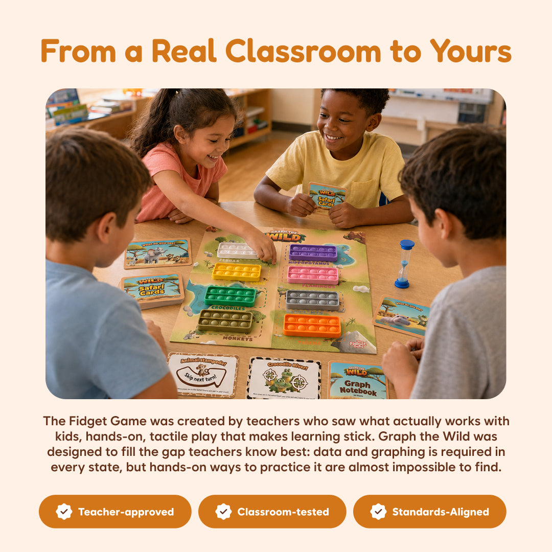 Educational Board Game | Tally Charts & Graphs | Toylandeu™