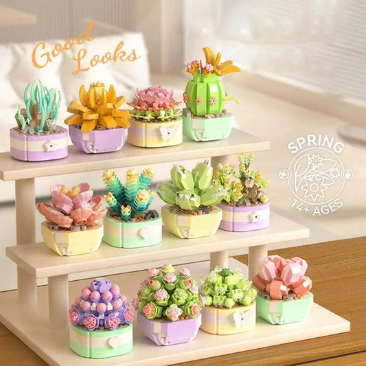  Educational Building Block Flower Garden Puzzle Stem -  ToylandEU™