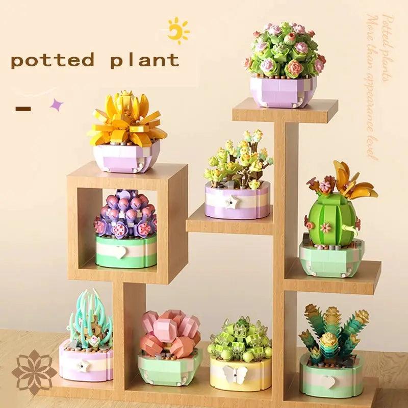  Educational Building Block Flower Garden Puzzle Stem -  ToylandEU™