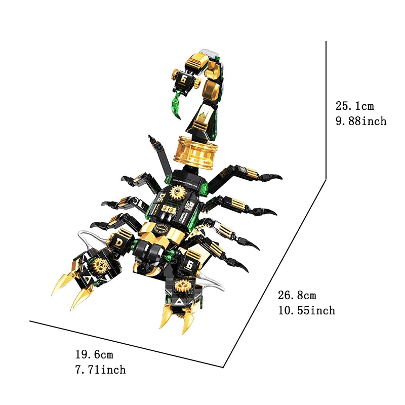 Educational Building Blocks Biomimetic Mechanical Biology DaVinci Animal Model For Kids - ToylandEU