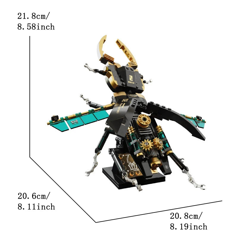 Educational Building Blocks Biomimetic Mechanical Biology DaVinci Animal Model For Kids - ToylandEU