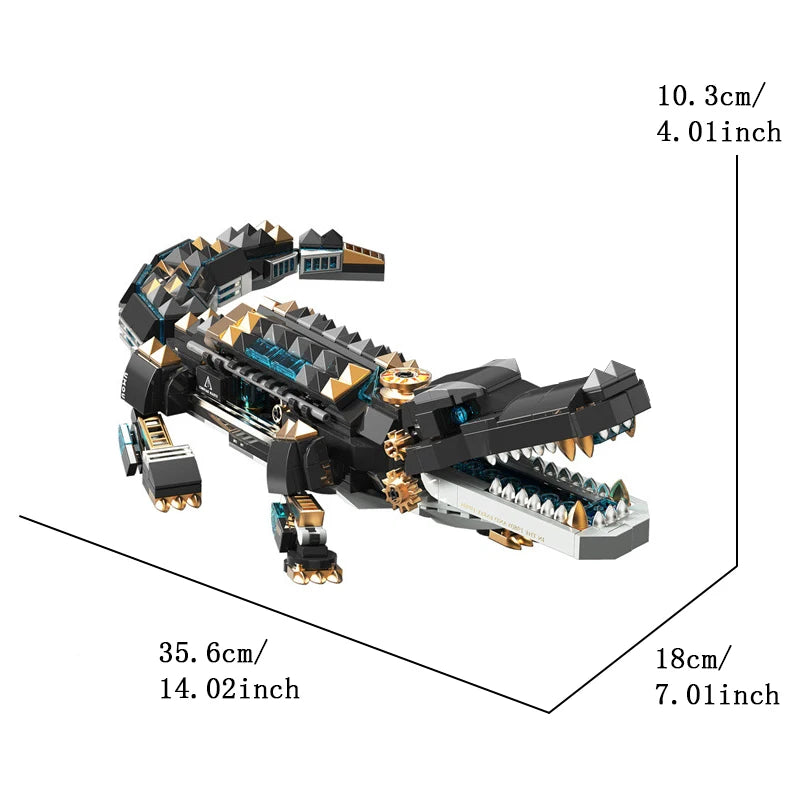Educational Building Blocks Biomimetic Mechanical Biology DaVinci Animal Model For Kids - ToylandEU