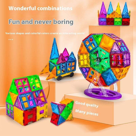 Educational Building Blocks Construction Set | DIY Assembly | 100-Piece Bag