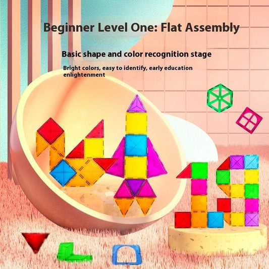 Educational Building Blocks Construction Set | DIY Assembly | 100-Piece Bag