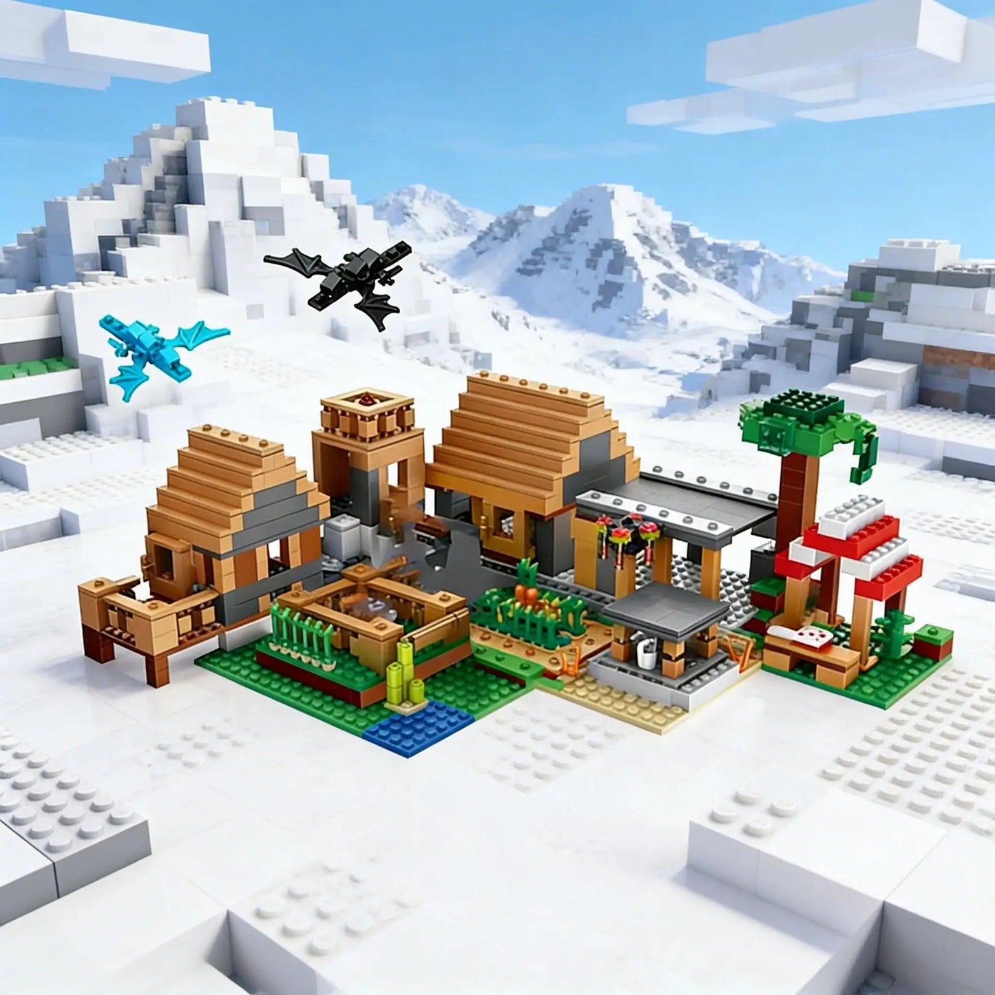  Educational Building Blocks Farm Village Set For Kids -  ToylandEU™