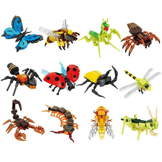 Educational Building Blocks Insect Models Set for Kids - ToylandEU