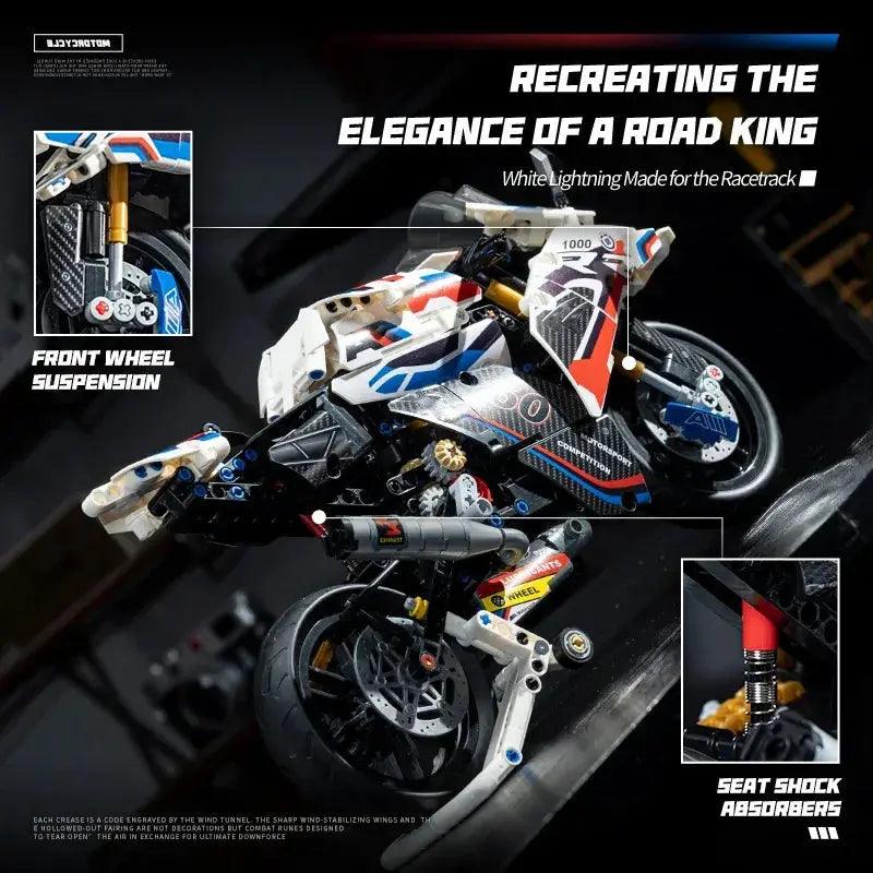  Educational Building Blocks Lego Compatible Motorcycle -  ToylandEU™
