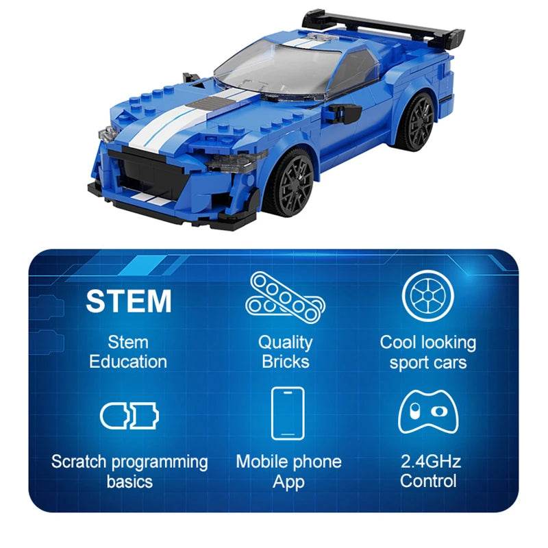 Educational Building Blocks RC Racing Car With App For Kids - ToylandEU