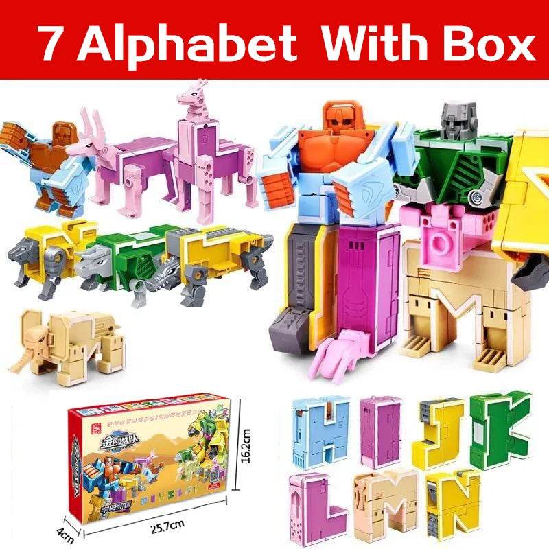 Educational Building Blocks Transforming Robot Car For Kids - ToylandEU