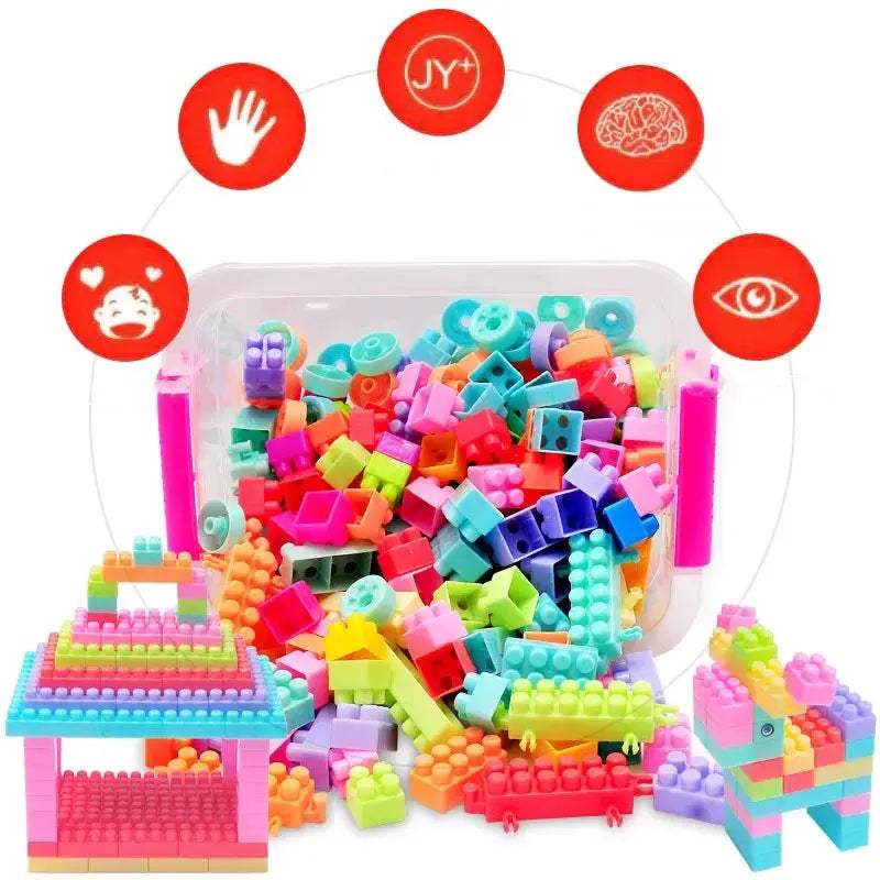 Educational Building Blocks for Kids Safe Creative Play - ToylandEU