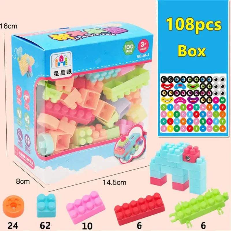 Educational Building Blocks for Kids Safe Creative Play - ToylandEU