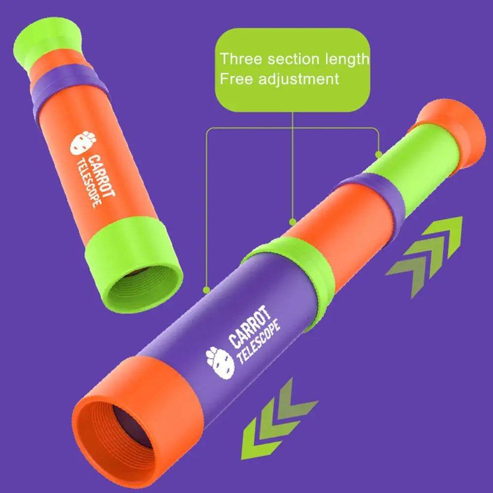 Educational Carrot Telescope 8x 3D Printed Gift For Kids - ToylandEU