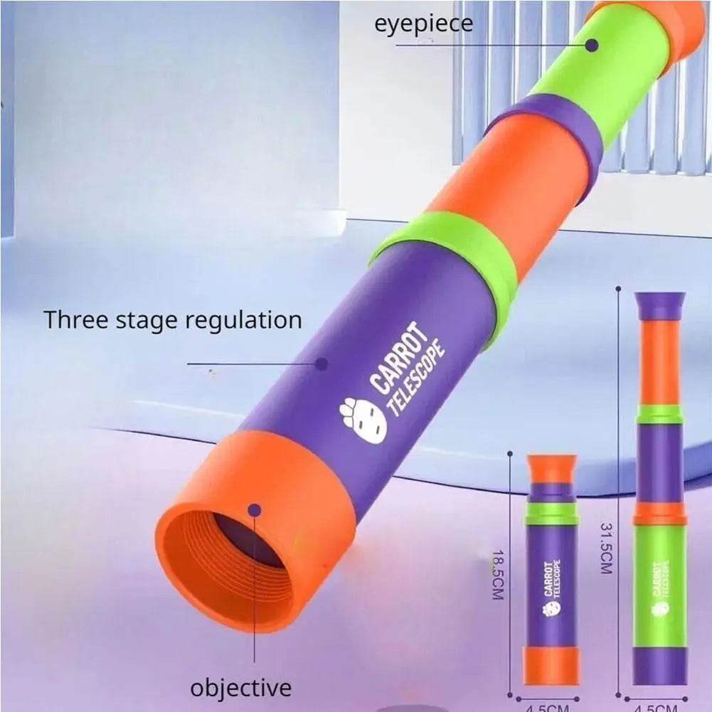 Educational Carrot Telescope 8x 3D Printed Gift For Kids - ToylandEU