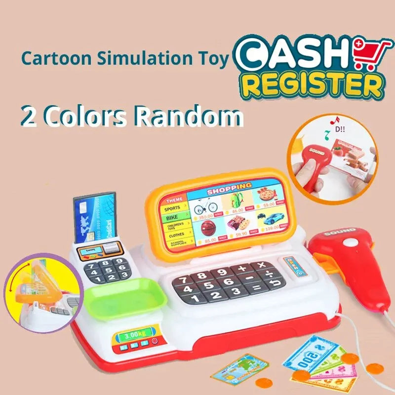 Educational Cartoon Cash Register Toy With Electric Lighting And Realistic Sound For Kids 6 To 12 - ToylandEU