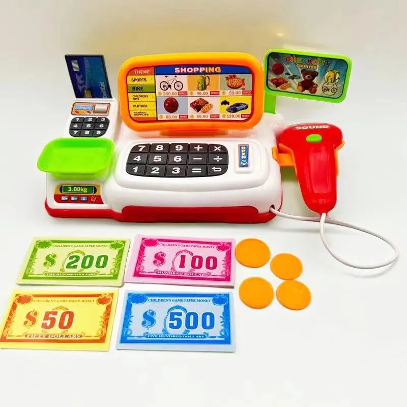 Educational Cartoon Cash Register Toy With Electric Lighting And Realistic Sound For Kids 6 To 12 - ToylandEU