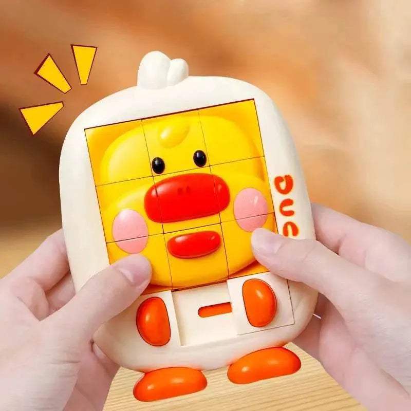 Educational Cartoon Dinosaur Slide Puzzle Game for Children Aged 6 to 12 Years - ToylandEU