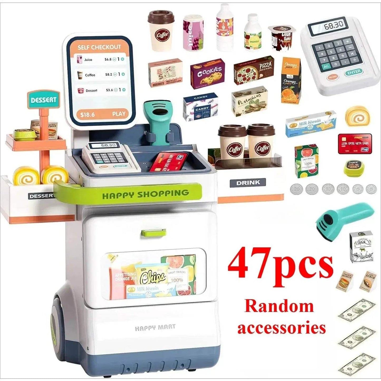  Educational Cash Register Playset Scanner 2 Toyland EU -  ToylandEU™