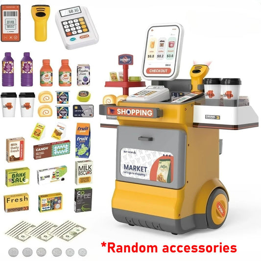 Educational Cash Register Playset With Scanner And Card Reader And Money Calculator For Kids - ToylandEU