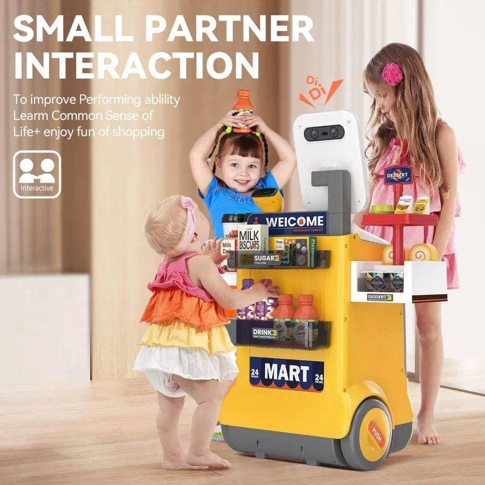 Educational Cash Register Playset With Scanner And Card Reader And Money Calculator For Kids - ToylandEU