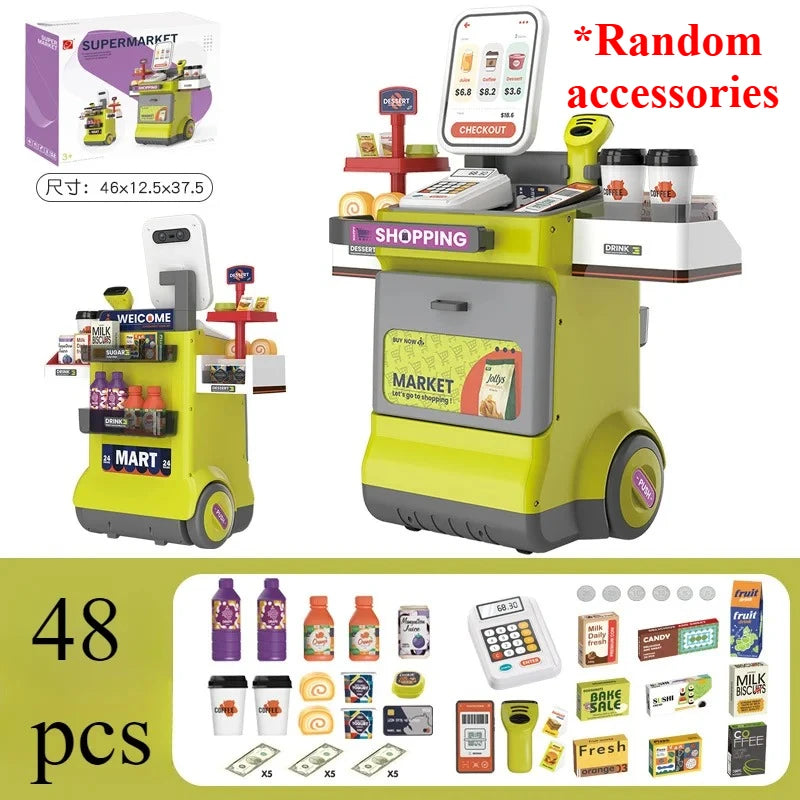 Educational Cash Register Playset With Scanner And Card Reader And Money Calculator For Kids - ToylandEU