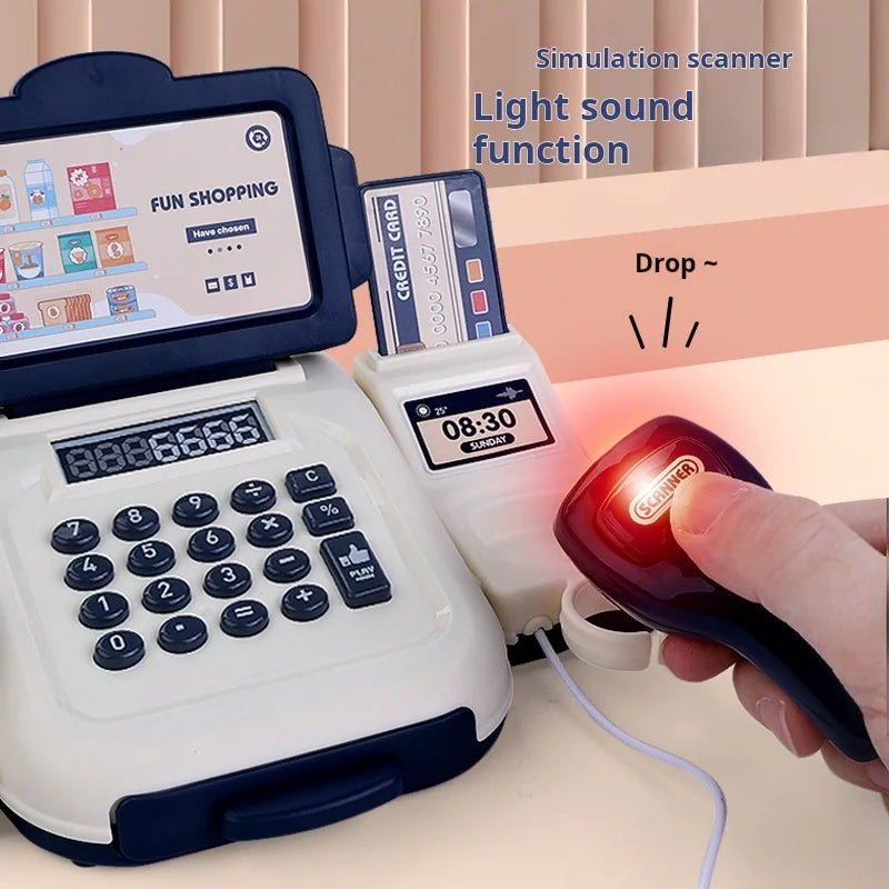 Educational Cash Register Toy Simulated Real Operation And Interactive Learning For Kids And Family - ToylandEU