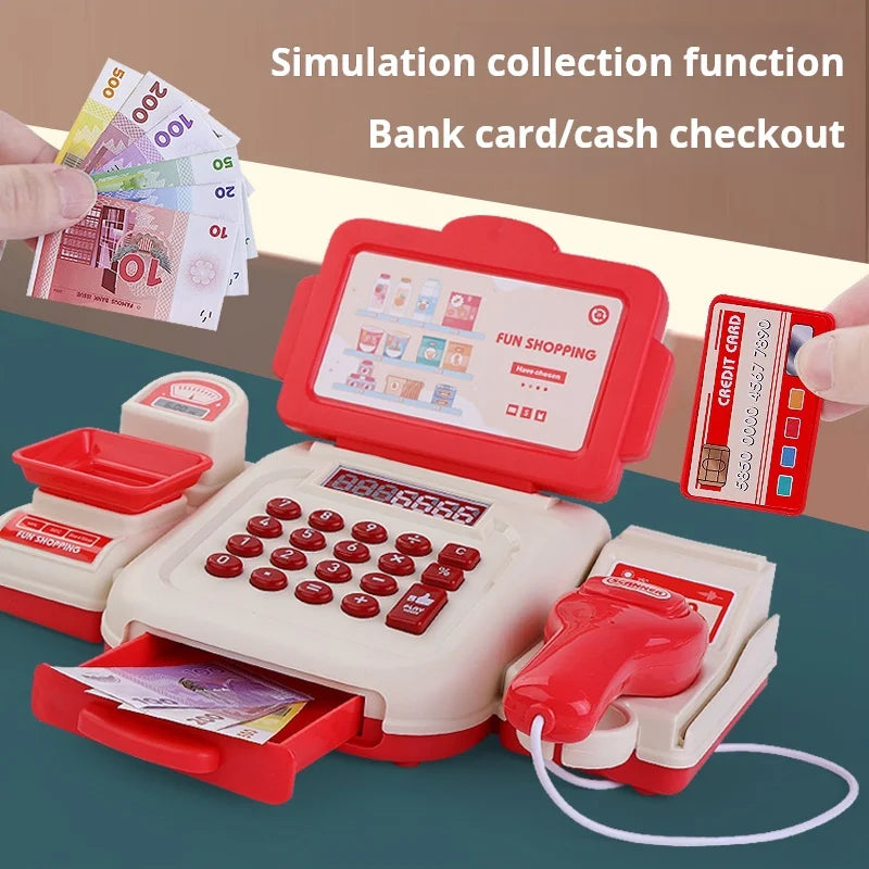 Educational Cash Register Toy Simulated Real Operation And Interactive Learning For Kids And Family - ToylandEU