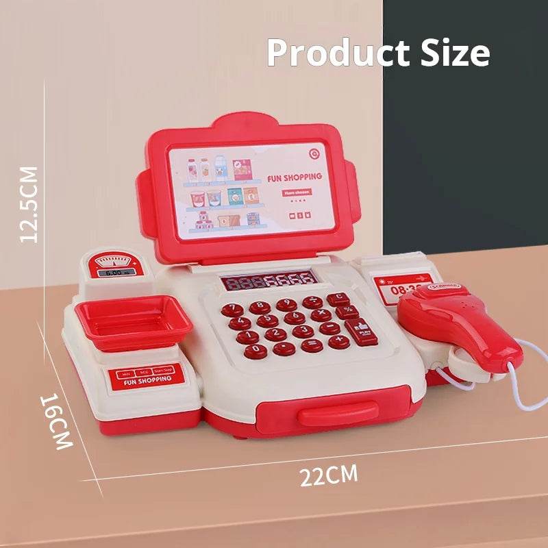 Educational Cash Register Toy Simulated Real Operation And Interactive Learning For Kids And Family - ToylandEU