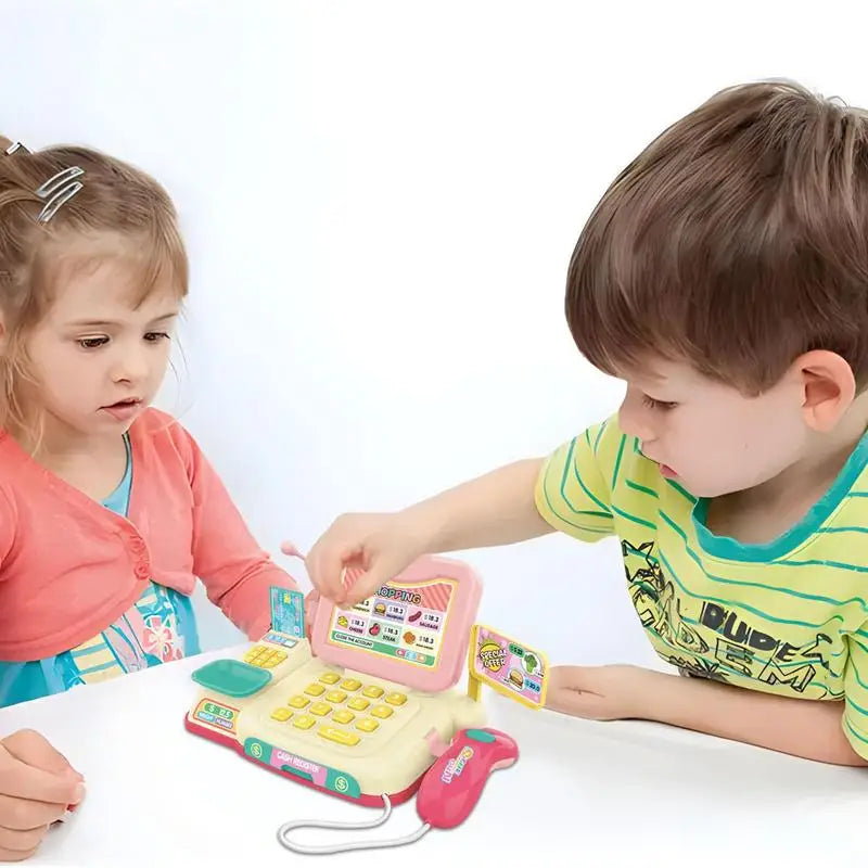 Educational Cash Register Toy With Calculator Lights And Sounds For Kids Ages 3 And Up - ToylandEU