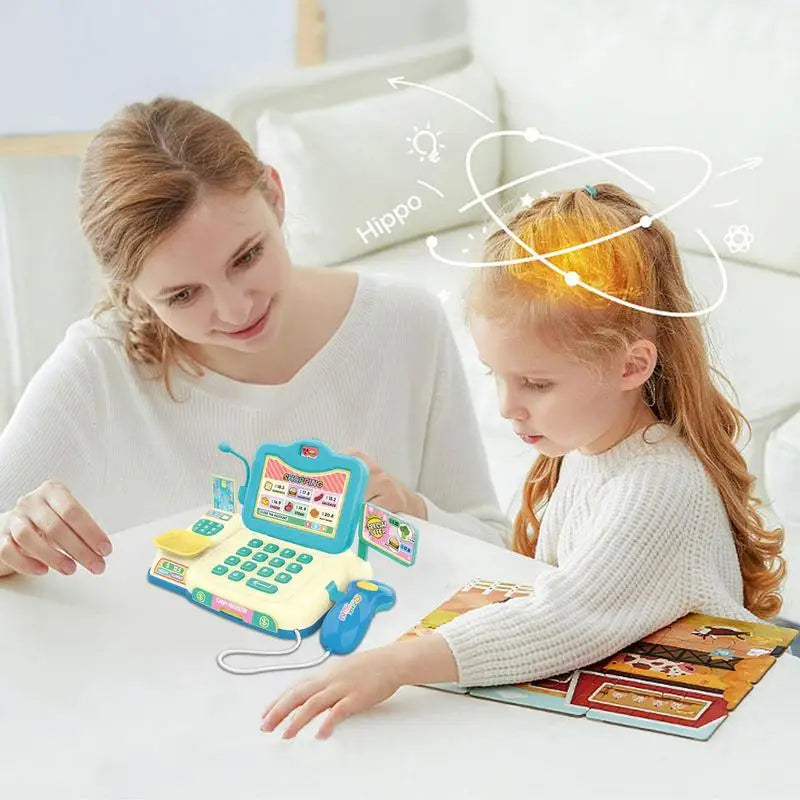 Educational Cash Register Toy With Calculator Lights And Sounds For Kids Ages 3 And Up - ToylandEU